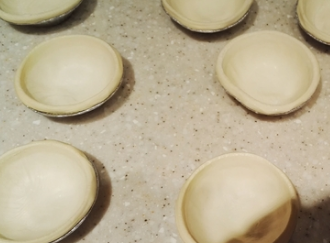 Making Crispy Durian Pastry With Egg Tart Skin