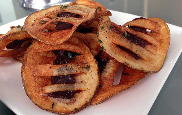 Steak Stuffed Potato Chips