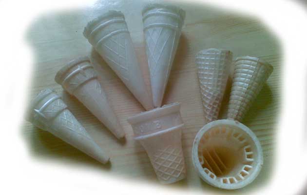 24 Mold wafer cream cone making machine 